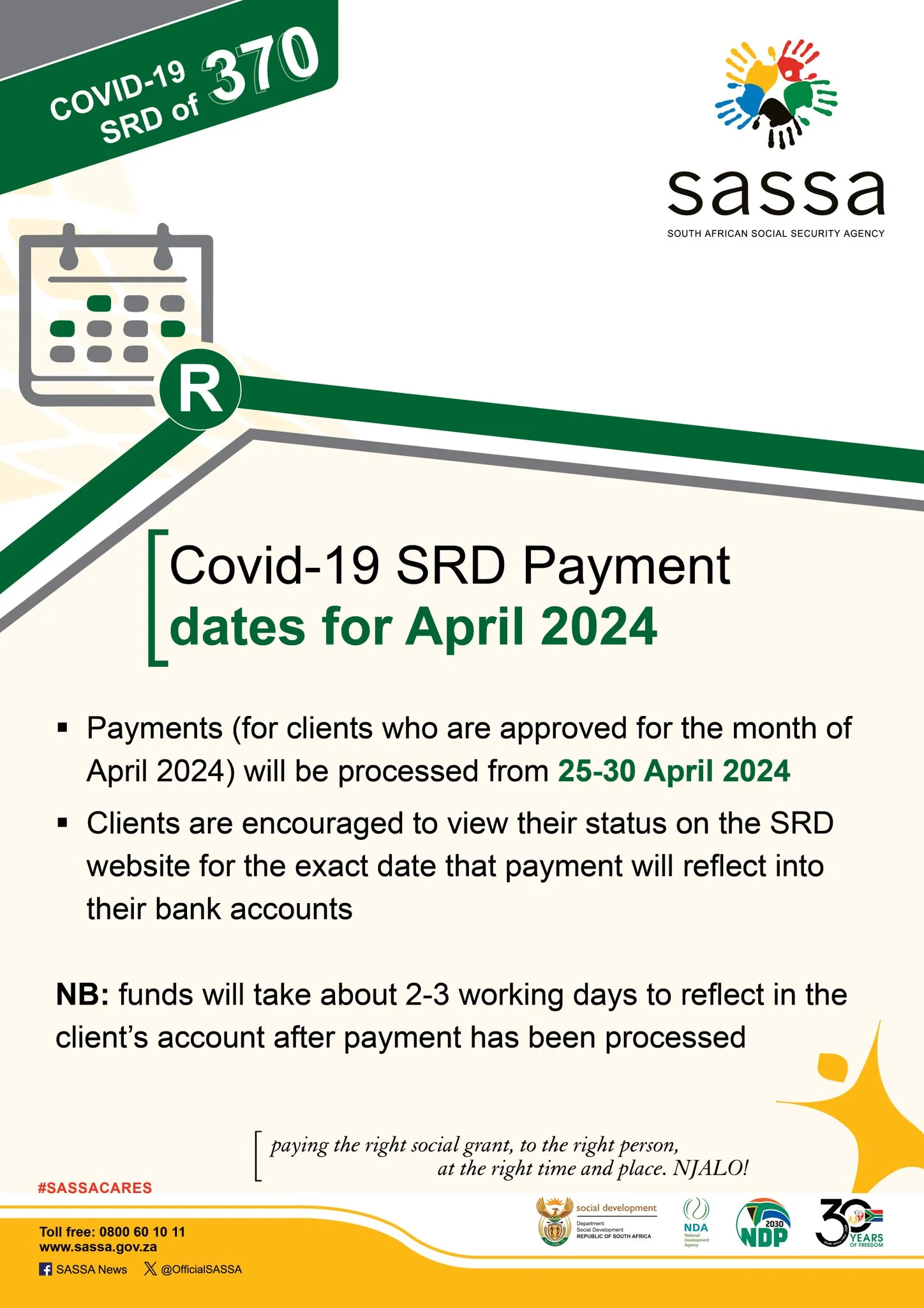 srd 350 April 2024 dates